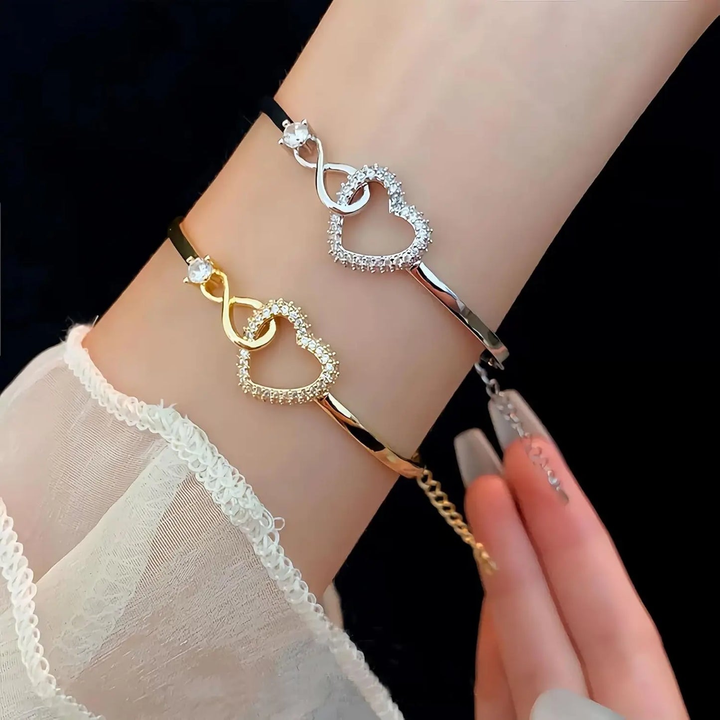 Bracelet Cœur Infini - Divana